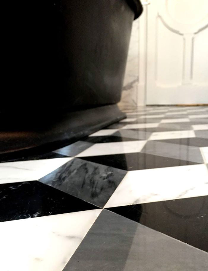nero marquina floor black marble malta tiles natural stone RLautier