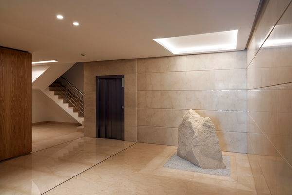 crema marfil wall floor cladding residence hall