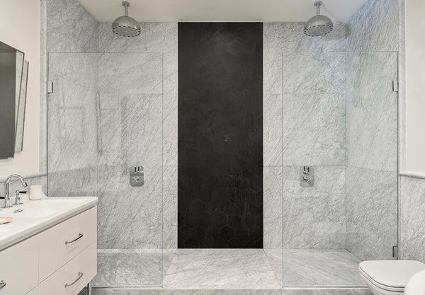 bianco carrara c marble wall cladding bathroom luxury design