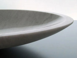 bianco carrara marble center plate