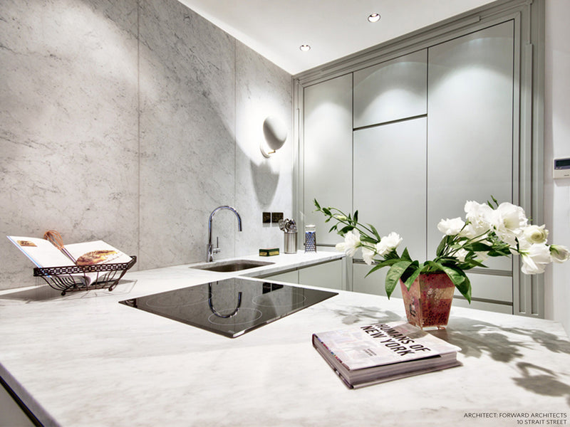 bianco carrara marble indoors kitchen inspiration natural stone malta 