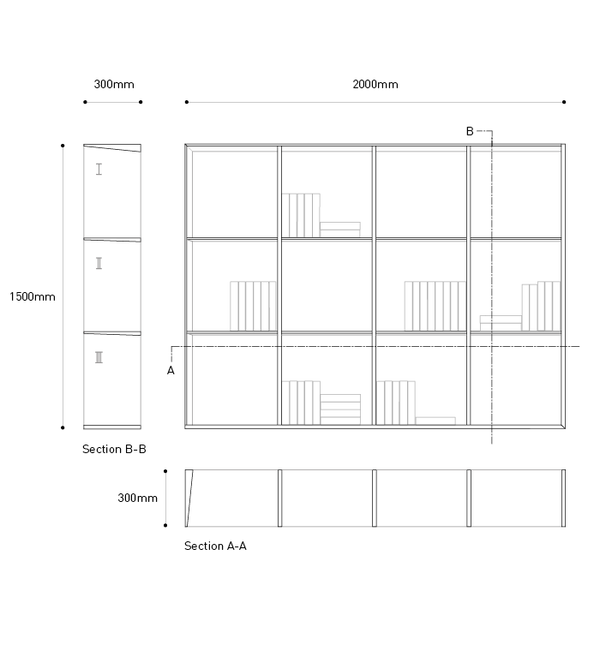 library plan size