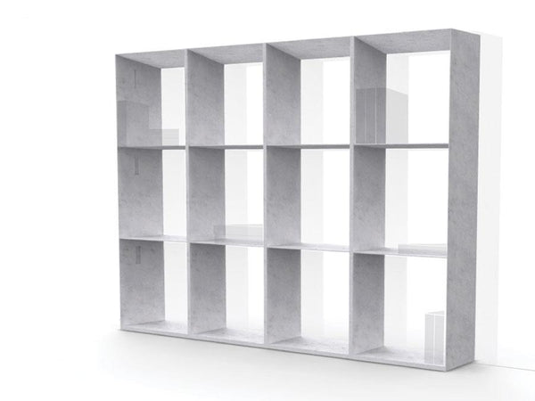book case bianco carrara marble library