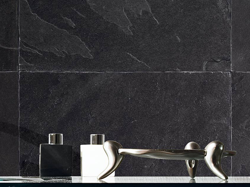 Dark slate wall