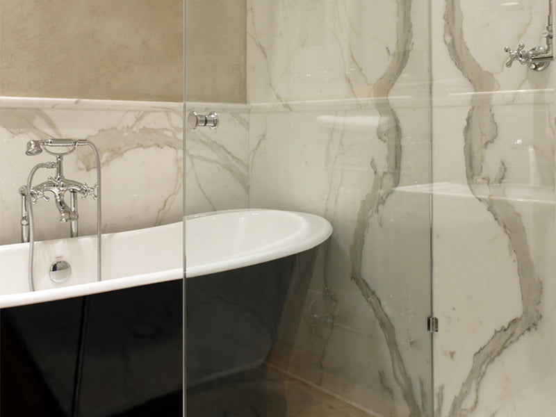 Calacatta Marble Bathroom Wall Cladding Interior Design Inspiration