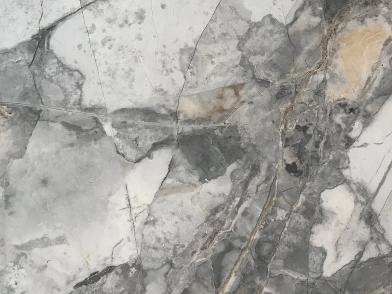 invisible grey marble slab close up